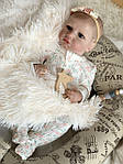 Колекційна Силіконова Лялька Реборн Анатомічна Новонароджена Дівчинка Немовля Луна (Вінілова Лялька) Reborn 50 см, фото 5
