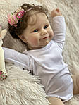 Колекційна Силіконова Лялька Реборн Немовля Reborn Анатомічна Дівчинка Пупс Еріка (Вінілова Лялька) 50 см, фото 2