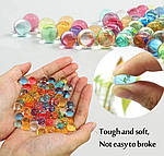 Гідрогелеві Кульки Орбізи 50000 Штук Зростаючі у Воді 7-8 мм в Каністрі Різнокольорові, фото 2