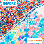 Гідрогелеві Кульки Орбізи 50000 Штук Зростаючі у Воді 7-8 мм в Каністрі Різнокольорові, фото 3