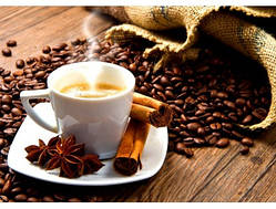 Діамантова вишивка. Картина на підрамнику "Ранкове еспресо", 20х30см, квадратні стрази