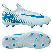 Дитячі футбольні бутси Nike Air Zoom Mercurial Vapor 16 Academy MG Junior FQ8392-400, Блакитний, Розмір (EU) —