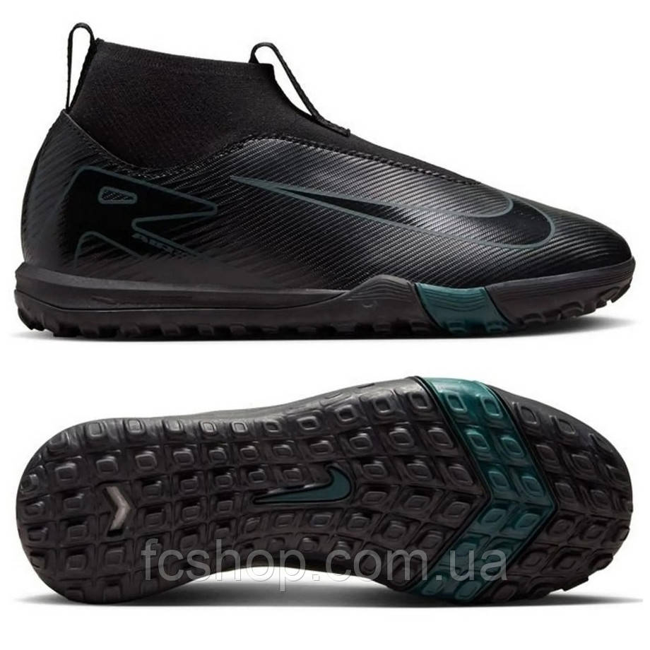 Дитячі сороконіжки Nike Zoom Mercurial Superfly 10 Academy TF FQ8310-002, Чорний, Розмір (EU) — 36.5