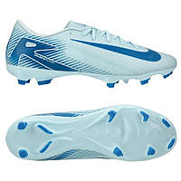 Футбольні бутси Nike Air Zoom Mercurial Vapor 16 Academy MG FQ8374-400, Блакитний, Розмір (EU) — 40.5