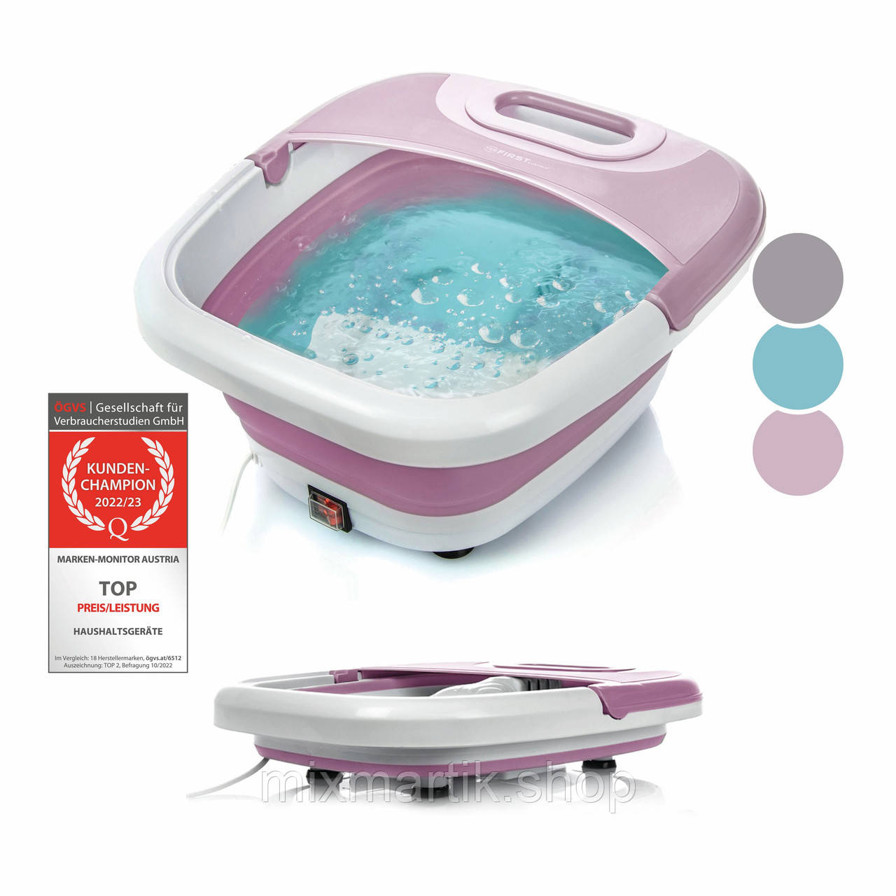Масажна ванночка для ніг First Austria FA 8116-2 Pink
