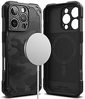 Чохол Ringke Rugged Gear Magnetic до iPhone 16 Pro Max Camo Black (RGM950E245)