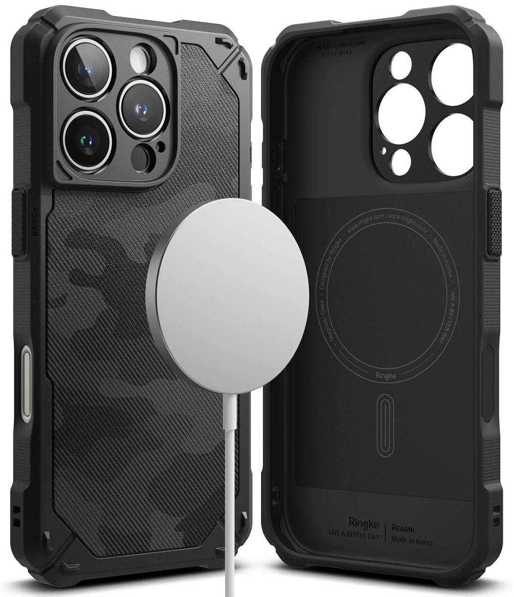 Чохол Ringke Rugged Gear Magnetic до iPhone 16 Pro Max Camo Black (RGM950E245) - фото 1 - id-p2424052329