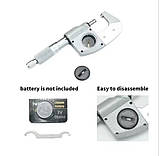 Мікрометр цифровий Shahe 5203-25 (0-25 мм; ±0,003 мм) IP65, фото 3