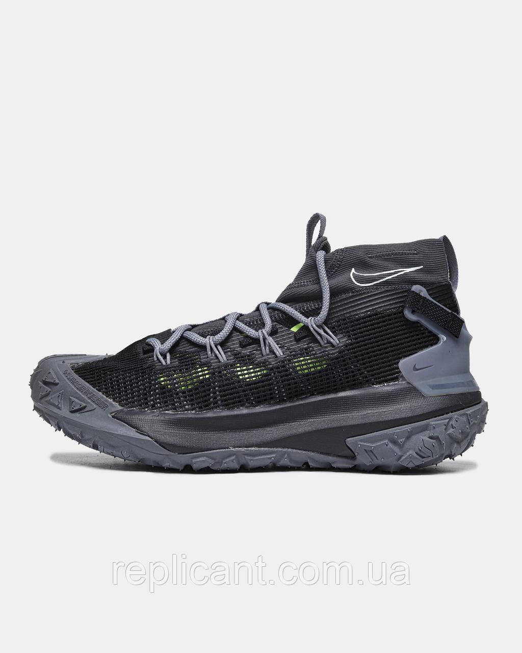 Мужские кроссовки Nike  ACG Mountain Fly High 'Gore-Tex' Black/Grey кросівки Nike, фото 1