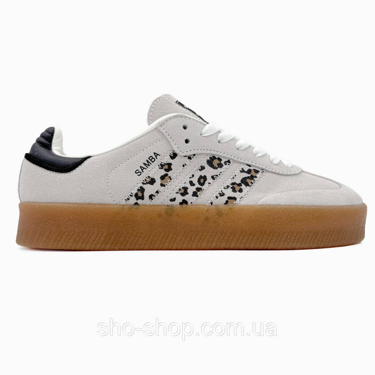Кросівки Adidas Samba Platform Beige/Leo