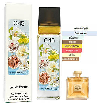 ЖІНОЧИЙ ПАРФУМ № 045 ЗА МОТИВАМИ GABRIELLE (ГАБРІЕЛЬ) 40 МЛ ОПТ