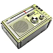 Акумуляторний компактний радіоприймач із вбудованим ліхтариком Golon-RX 382 Портативне радіо на акумуляторі, фото 3