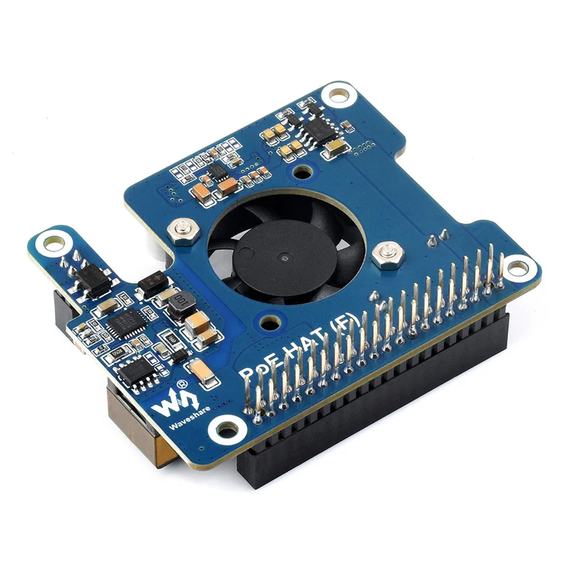 Плата розширення PoE HAT для Raspberry Pi 5 (WAV-26399)
