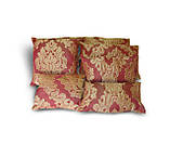 Комплект декоративних подушок Simosh Firanka 7шт бордові (п_0437), фото 2