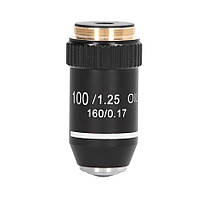 Об'єктив для мікроскопа 100х/1.25 oil 160 / 0.17 ахроматичний, імерсійний