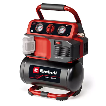 Потужний акумуляторний компресор Einhell TE-AC 18/75 Li OF - Solo : без АКБ, об'єм ресивера 5л, 8бар
