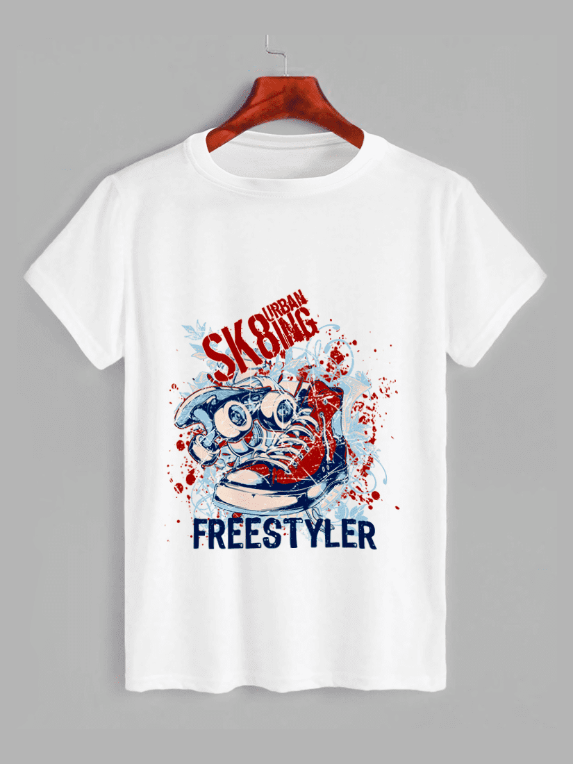 Футболка з принтом Freestyler (1720)