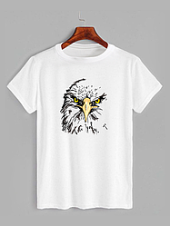 Футболка з принтом Орел (0166)