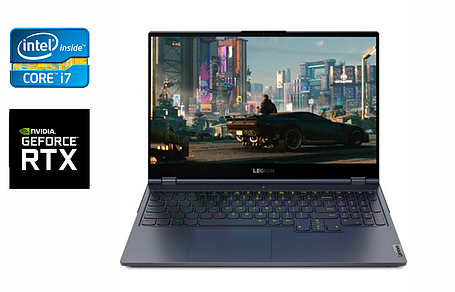Ігровий ноутбук Б-клас Lenovo Legion 7 15IMH05H/ 15.6" 1920x1080/ i7-10750H/ 32GB RAM/ 1000GB SSD/ RTX 2080 Super 8GB, фото 1