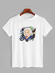 Футболка з принтом Эйнштейн (0171)