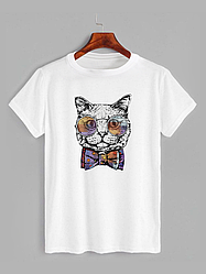 Футболка з принтом Котэ (0161)