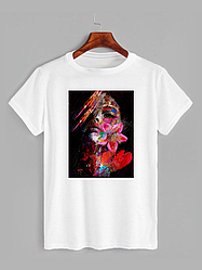 Футболка з принтом Girl (Дівчина) (0132)