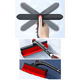 Телескопічна автомобільна щітка + скребок для снігу та льоду Xtrobb 24821 Польща, фото 2