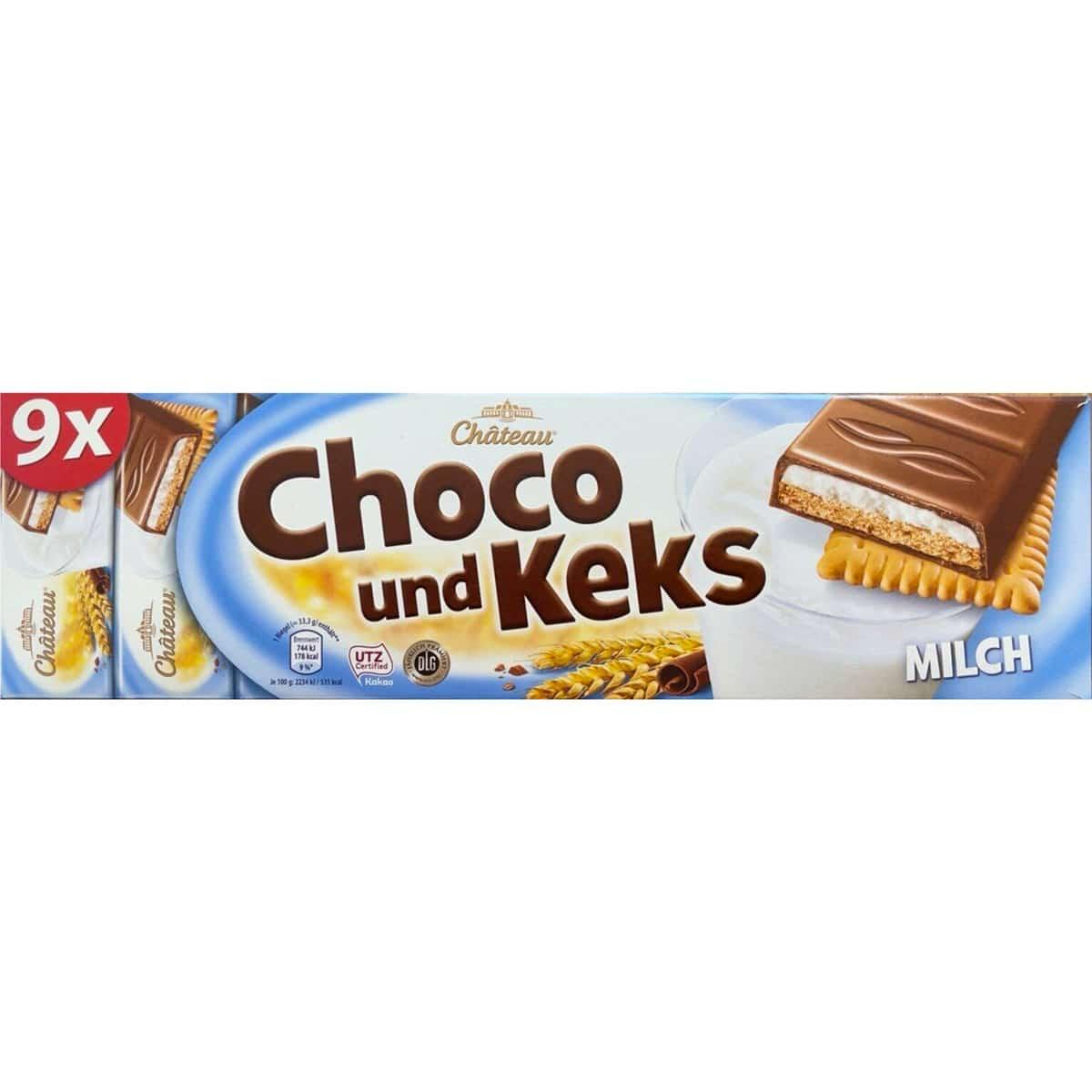 Шоколад Chateau Choco Keks з молочним кремом і печивом 300г