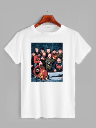 Футболка з принтом Що було далі (21023004)