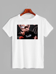 Футболка з принтом Що було далі (21023005)