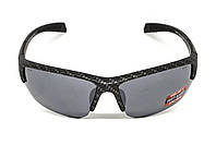Окуляри захисні Global Vision Hercules-7 Carbon (flash mirror), дзеркальні сірі в графітовій оправі, фото 4