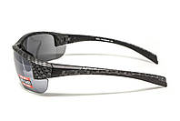 Окуляри захисні Global Vision Hercules-7 Carbon (flash mirror), дзеркальні сірі в графітовій оправі, фото 8