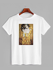 Футболка з принтом Золота Адель (Портрет Аделі Блох-Бауер Густав Клімт) (0160)