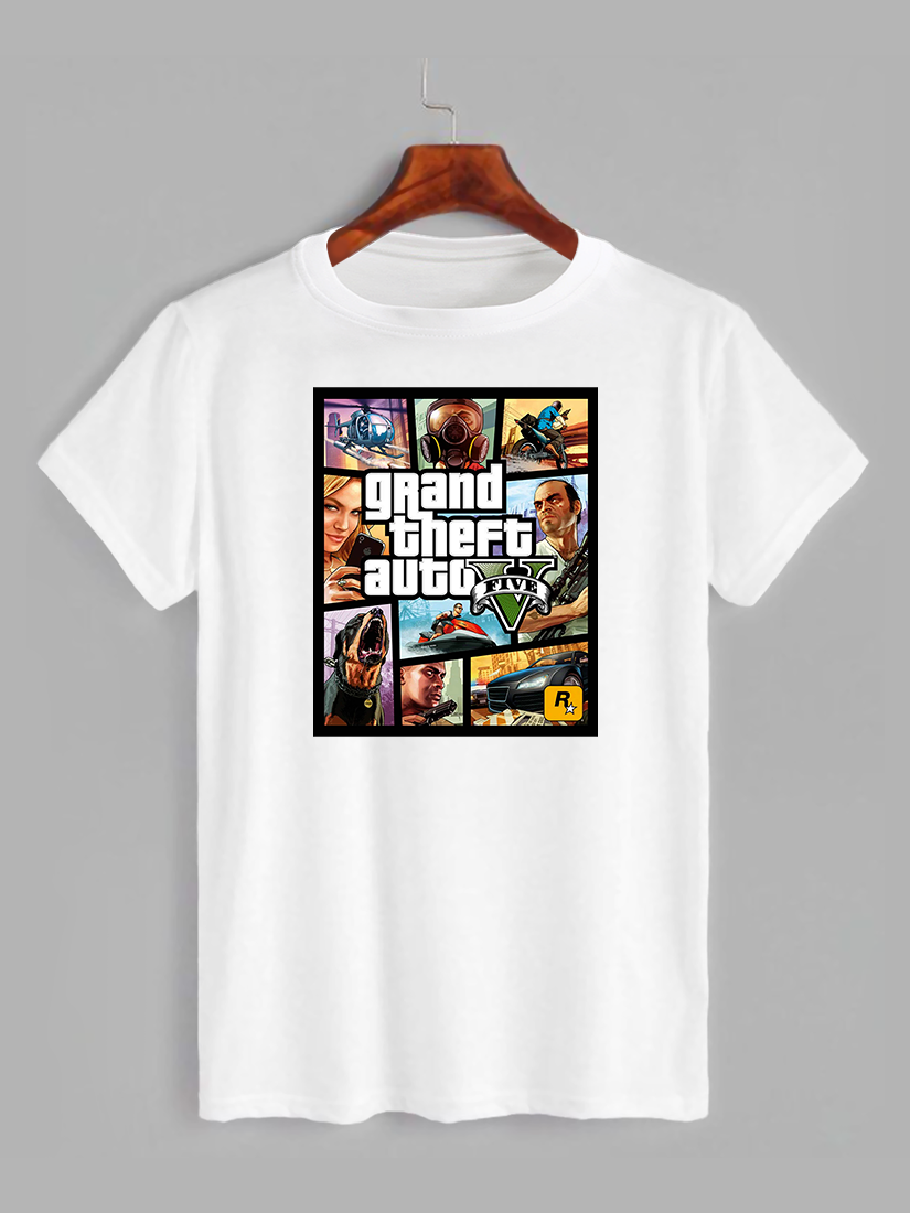 Футболка з принтом GTA 5 - ГТА 5 (1613), фото 1