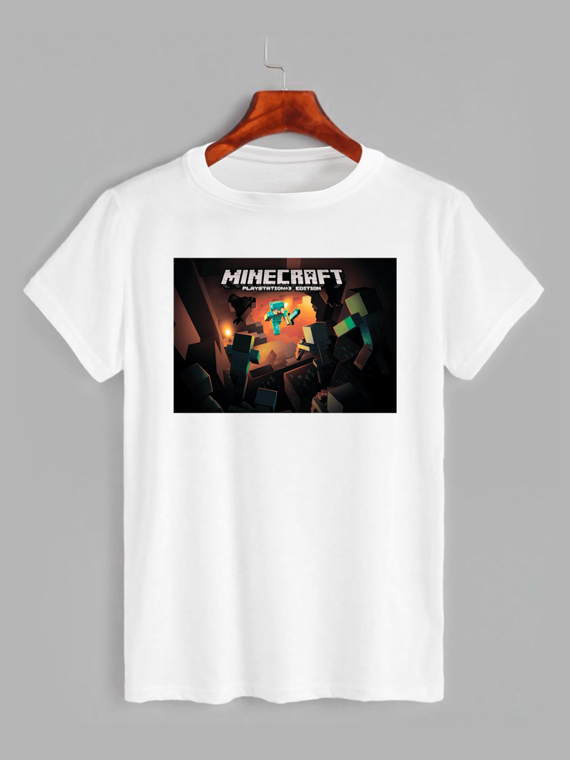 Футболка з принтом Minecraft - Майнкрафт (1618), фото 1