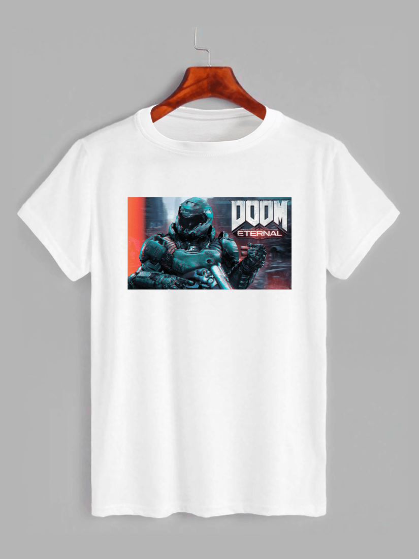 Футболка з принтом DOOM - Дум (1608)