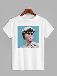 Футболка з принтом Apollon with gum - Аполлон з жуйкою (0123)