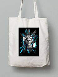 Екосумка шопер з бавовни 38х40см з принтом Apollon (Аполлон) - 0121