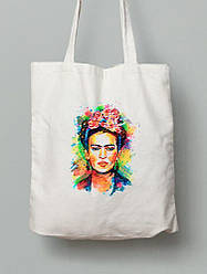 Екосумка шопер з бавовни 38х40см з принтом Frida Kahlo (Фріда Кало) - 0131