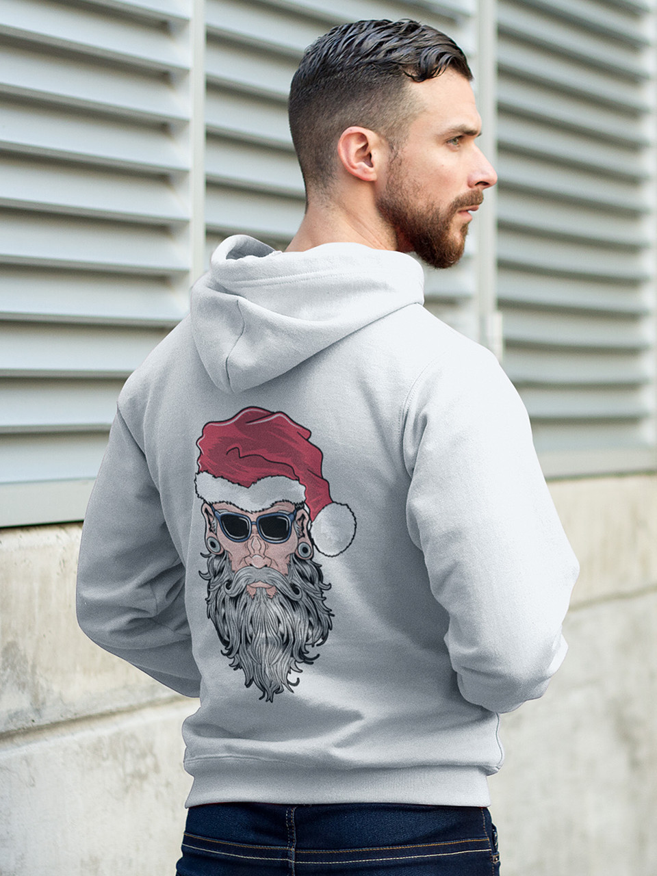 Толстовка чоловіча з новорічним принтом Santa (Санта) - 2108