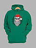 Толстовка чоловіча з новорічним принтом Santa (Санта) - 2108, фото 6