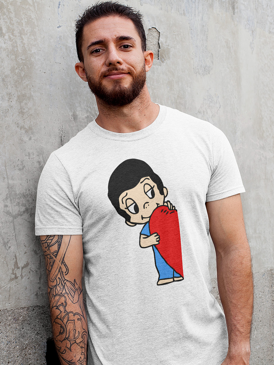 Футболка парна до Дня закоханих з принтом Love is - для двох (0229), фото 1