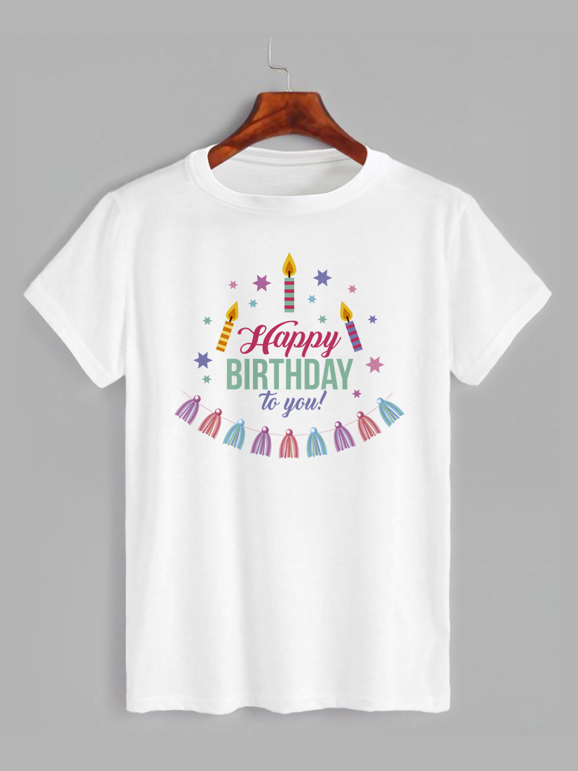 Футболка з принтом З Днем народження Каваї (0724), фото 1