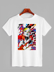Футболка з принтом Графічне Мистецтво (0915)