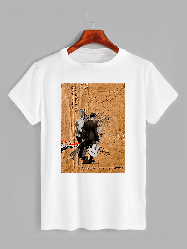 Футболка з принтом АРТ Гітарист (0904)