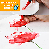 Акварельні маркери з пензликом набір 20 шт. на водній основі Touch smooth, для скетчів і ескізів, фото 5