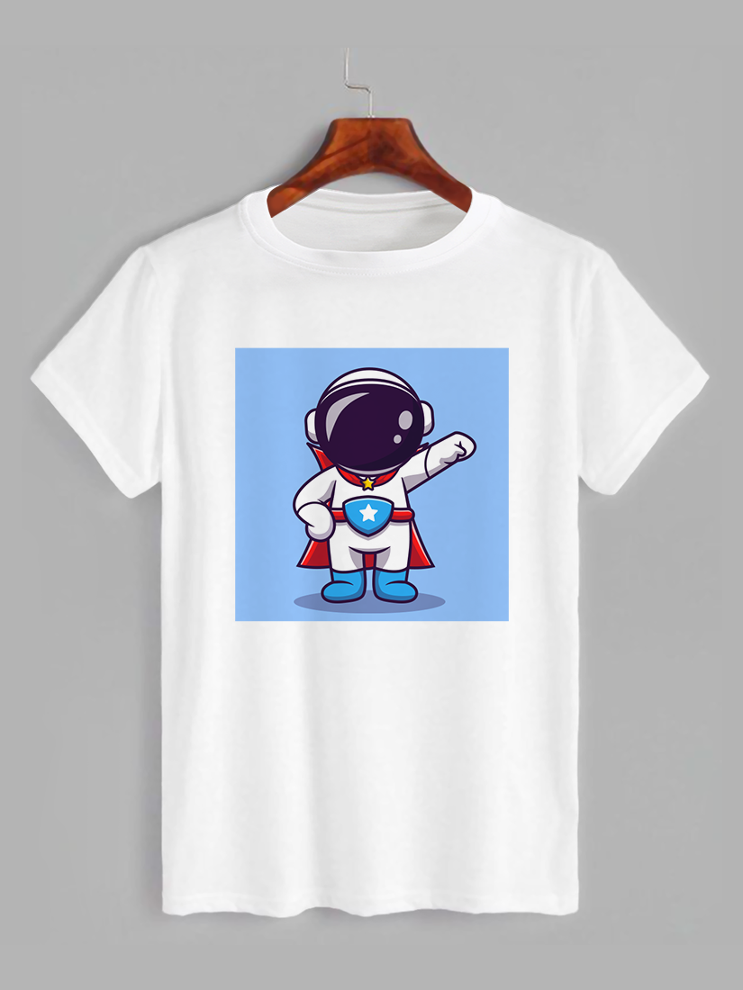 Футболка з принтом Супер космонавт (0806), фото 1
