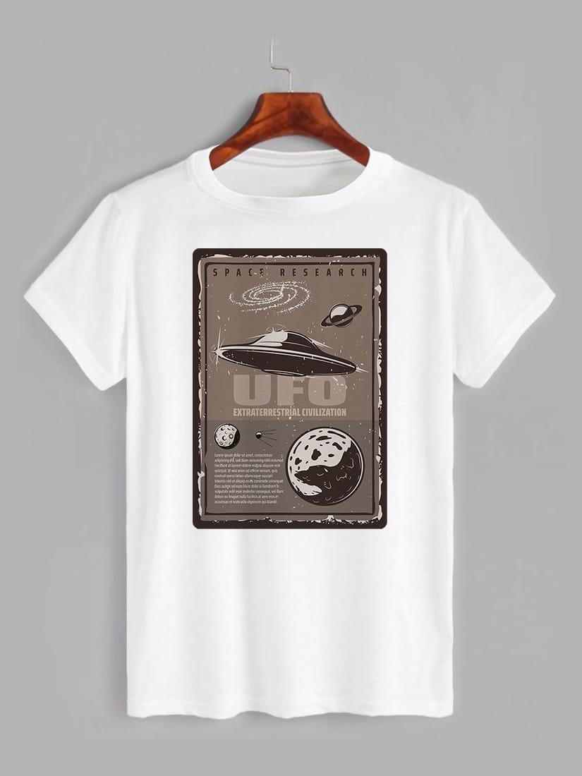 Футболка з принтом НЛО (1127), фото 1