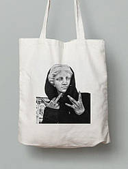 Екосумка шопер з бавовни 38х40см з принтом Арт ASTHETIC - 210329