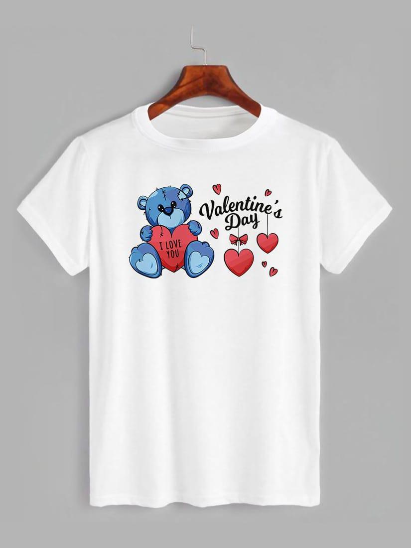 Футболка з принтом Ведмедик Тедді День Закоханих (1301), фото 1